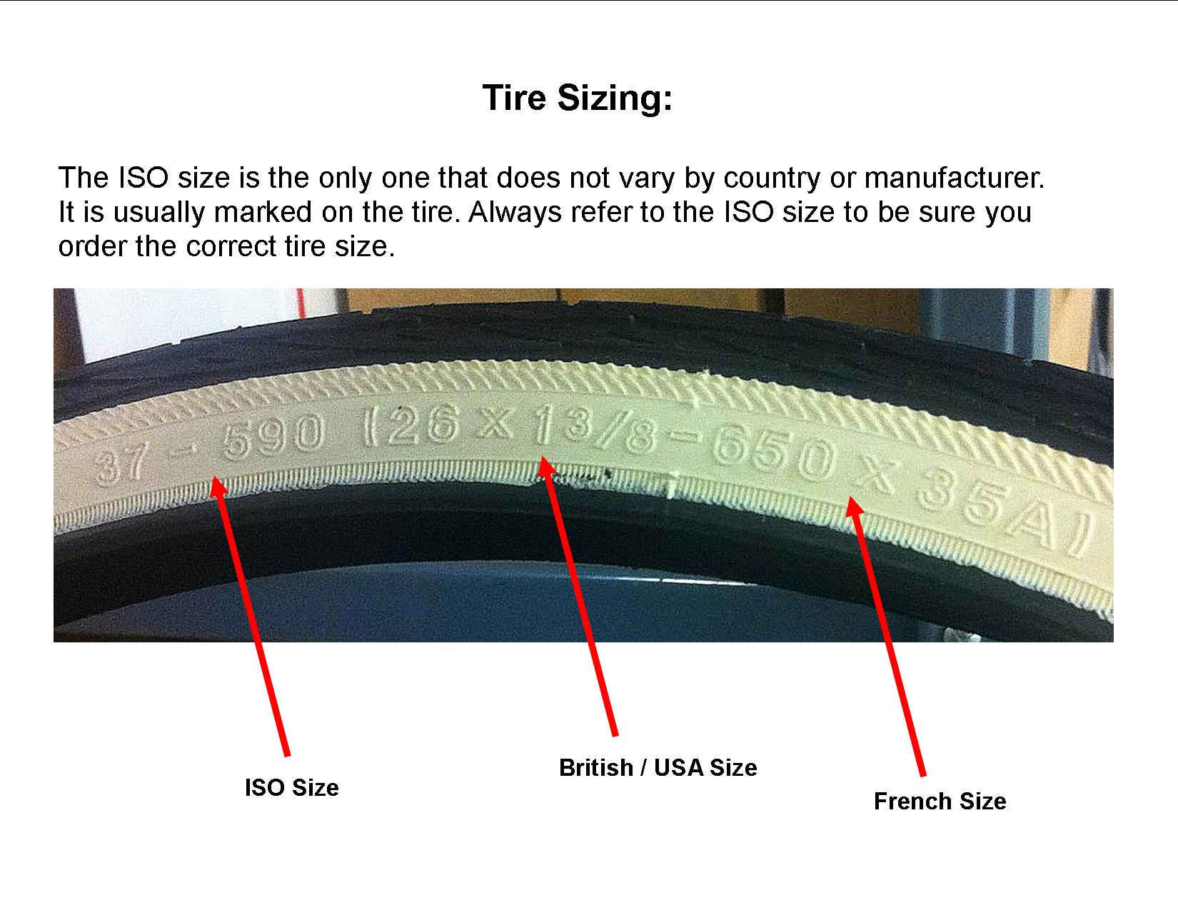 26 bike tire size chart sale