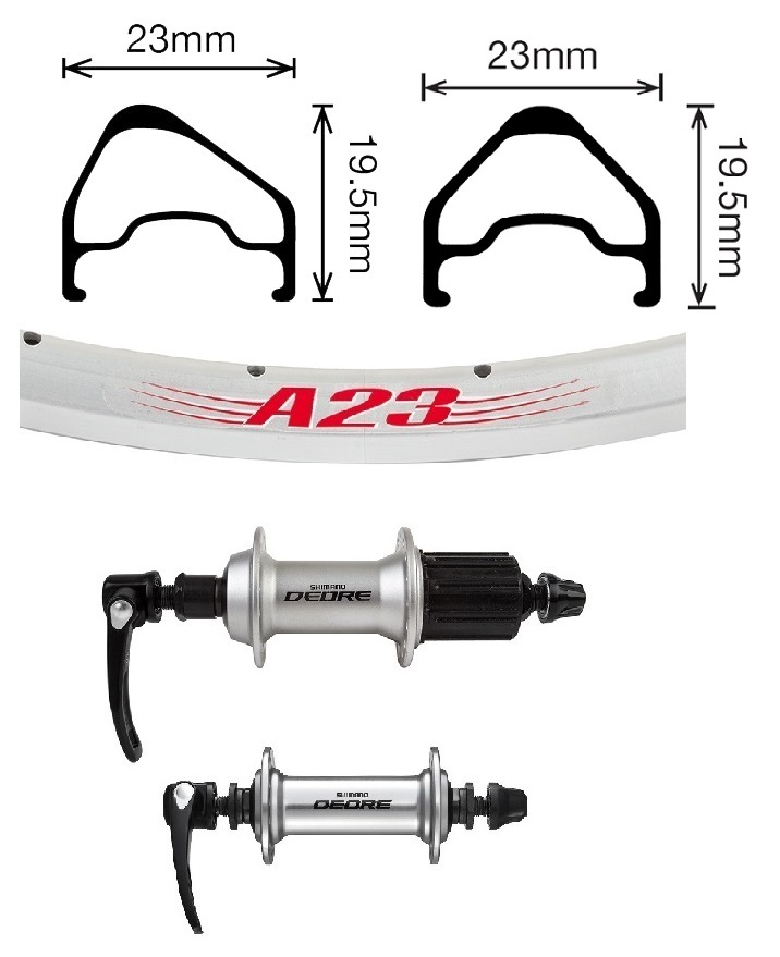 Image shows components only. Actual item is fully assembled wheelset.