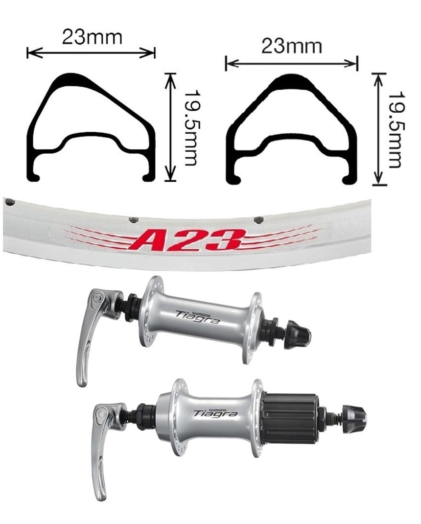 Image shows components only. Actual item is fully assembled wheelset.