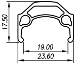 Weinmann ZAC 19 650B Rim