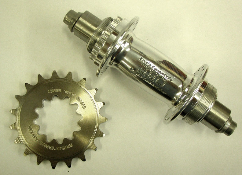 fixed gear rear hub