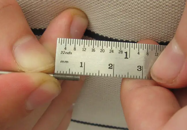 Transferring measurement to ruler