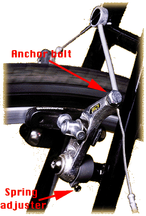 adjusting cantilever brakes
