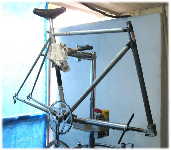 bent bike frame