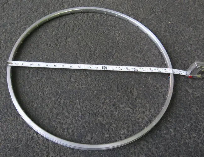 measuring rim diameter directly