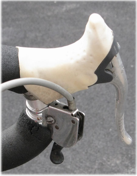 Paramani Vintage White Brake Lever Cable Tape Pair – For Road & Touring Bikes