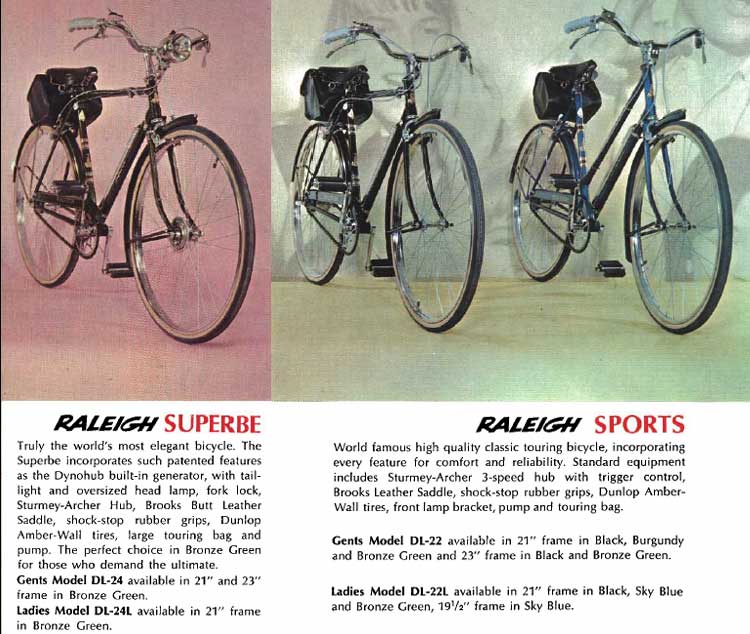 raleigh 3 speed bike